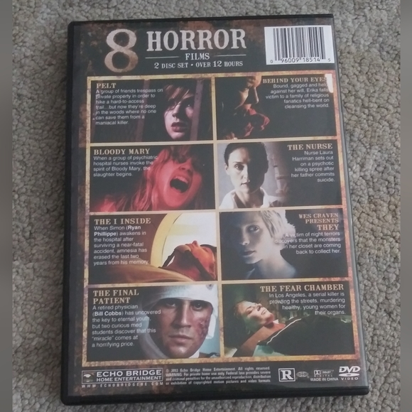 8 Horror Films DVD - Picture 3 of 3
